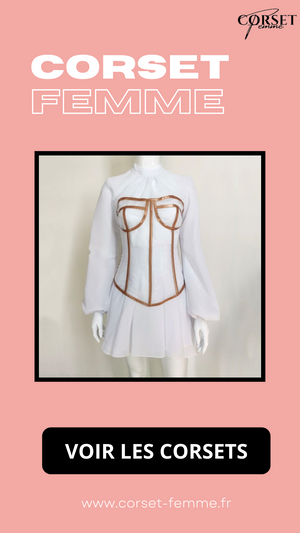 ROBE CORSET MODERNE COUPE COURTE FRANCES