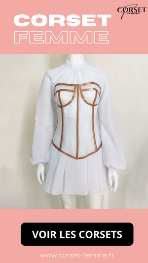 ROBE CORSET MODERNE COUPE COURTE FRANCES