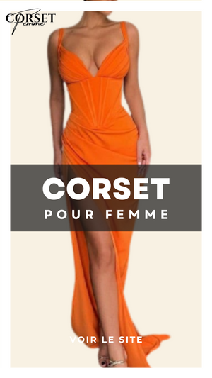 ROBE CORSET LONGUE EN SATIN SAMANTHA