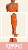 ROBE CORSET LONGUE EN SATIN SAMANTHA