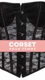 CORSET SEXY TRANSPARENT EN DENTELLE ADELINA
