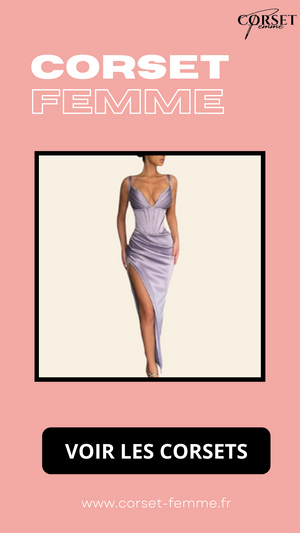 ROBE CORSET LONGUE EN SATIN ERIN