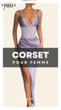 ROBE CORSET LONGUE EN SATIN ERIN