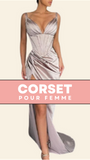 ROBE CORSET LONGUE EN SATIN VANESSA