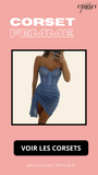 ROBE CORSET BUSTIER COURTE COCKTAIL ANDI