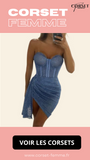 ROBE CORSET BUSTIER COURTE COCKTAIL ANDI