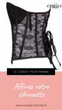 CORSET SEXY TRANSPARENT EN DENTELLE ADELINA