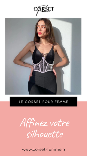 CEINTURE CORSET UNDERBUST BLANC À CHAINES MYLAH