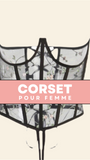 CORSET UNDERBUST PUSH UP TRANSPARENT ET FLORAL AILA
