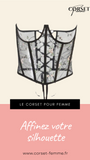 CORSET UNDERBUST PUSH UP TRANSPARENT ET FLORAL AILA