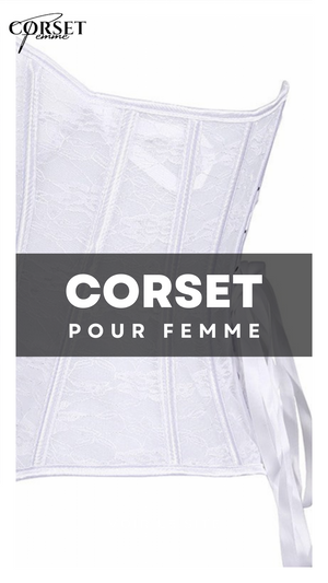 CORSET SEXY TRANSPARENT EN DENTELLE ADELINA
