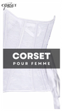 CORSET SEXY TRANSPARENT EN DENTELLE ADELINA