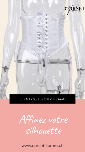 CORSET UNDERBUST GOTHIQUE À LACETS PEARL