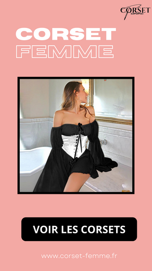 CORSET UNDERBUST GOTHIQUE À LACETS PEARL