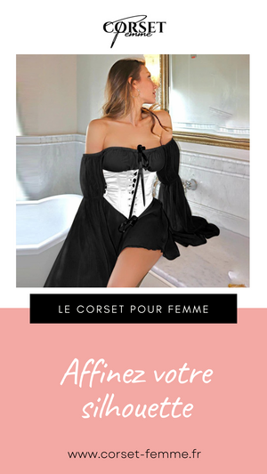 CORSET UNDERBUST GOTHIQUE À LACETS PEARL
