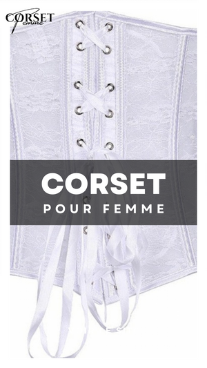 CORSET SEXY TRANSPARENT EN DENTELLE ADELINA
