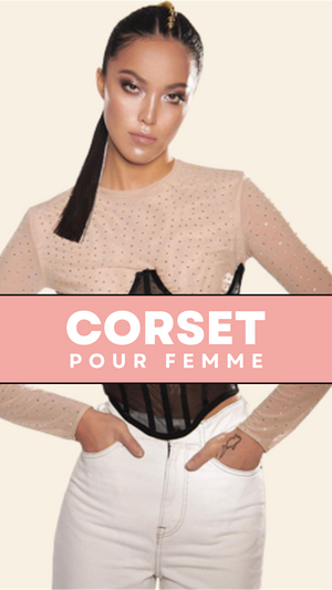CORSET CEINTURE UNDERBUST SERRE-TAILLE MILENA