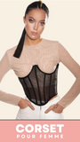CORSET CEINTURE UNDERBUST SERRE-TAILLE MILENA