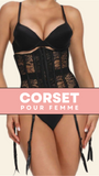 CORSET SEXY UNDERBUST AVEC PORTE-JARRETELLES
