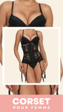 CORSET SEXY UNDERBUST AVEC PORTE-JARRETELLES