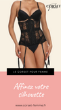 CORSET SEXY UNDERBUST AVEC PORTE-JARRETELLES