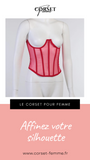 CORSET CEINTURE UNDERBUST SERRE-TAILLE ROUGE