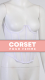 CORSET CEINTURE UNDERBUST SERRE-TAILLE SARAI