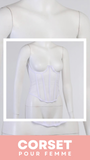 CORSET CEINTURE UNDERBUST SERRE-TAILLE SARAI