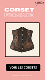 CORSET UNDERBUST FLORAL BRUN