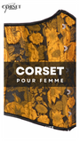 CORSET UNDERBUST FLORAL JAUNE