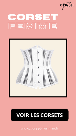 CORSET UNDERBUST EN ACIER DÉSOSSÉ DAHLIA