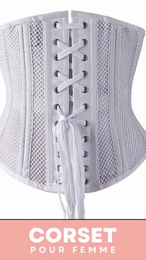 CORSET UNDERBUST EN ACIER DÉSOSSÉ AMIRA