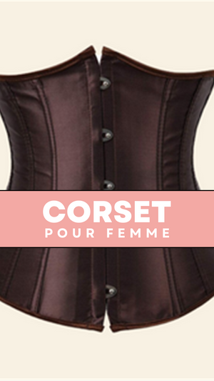 CORSET UNDERBUST GOTHIQUE TAILLE DE GUÊPE ELYSE