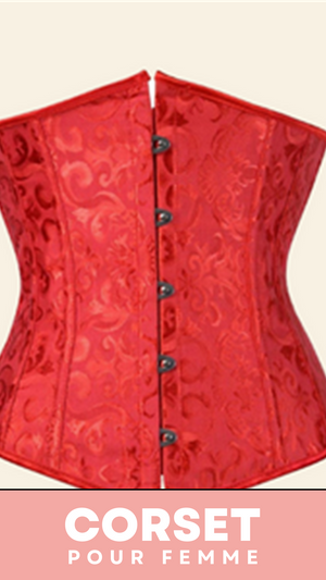 CORSET UNDERBUST GOTHIQUE TAILLE DE GUÊPE BRAELYNN