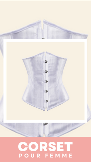 CORSET UNDERBUST GOTHIQUE TAILLE DE GUÊPE ALIANA