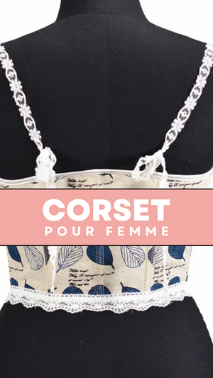 CORSET ANCIEN DE STYLE RENAISSANCE À LACETS