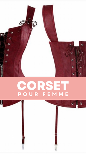 CORSET SEXY À BRETELLES MELANI